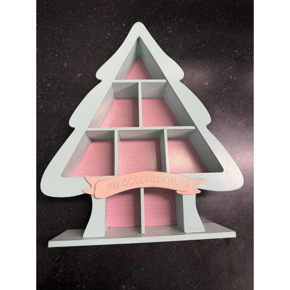 Enesco Precious Moments Tree Display‎ Shelf Samuel J Butcher Wood 12